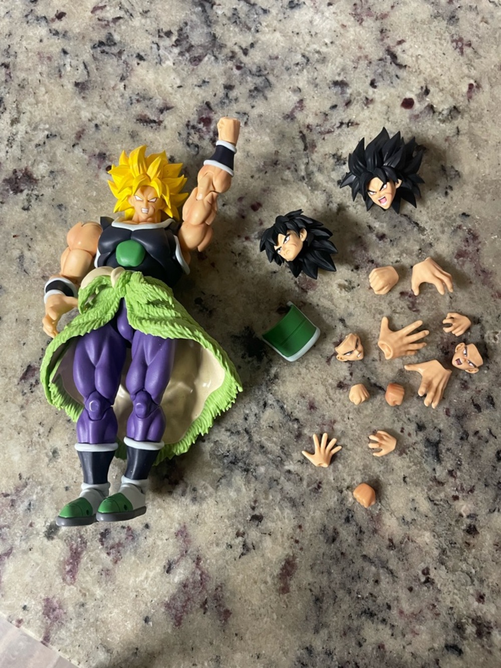 SH Figuarts Dragon Ball Super Broly Super Saiyan Figure anime Collectible Set